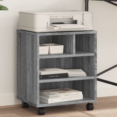 Βάση Εκτυπωτή με Ρόδες Γκρι Sonoma 41 x 32 x 48 εκ. 840623