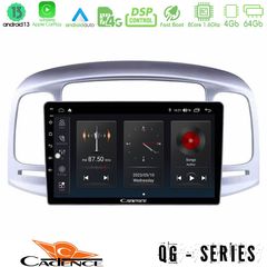 MEGASOUND - Cadence QG Series 8Core Android13 4+64GB Hyundai Accent 2006-2011 Navigation Multimedia Tablet 9"