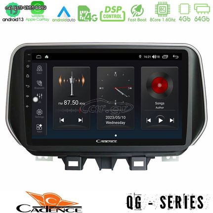 MEGASOUND - Cadence QG Series 8Core Android13 4+64GB Hyundai Tucson 2019-> Navigation Multimedia Tablet 9"