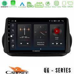 MEGASOUND - Cadence QG Series 8Core Android13 4+64GB Fiat Fiorino/Citroen Nemo/Peugeot Bipper Navigation Multimedia Tablet 9"