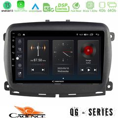 MEGASOUND - Cadence QG Series 8Core Android13 4+64GB Fiat 500L Navigation Multimedia Tablet 10"