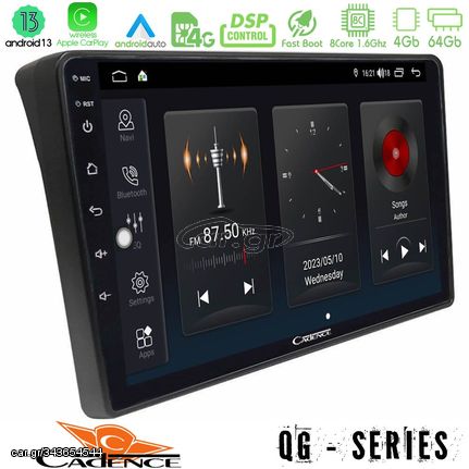 MEGASOUND - Cadence QG Series 8Core Android13 4+64GB Fiat Ducato/Citroen Jumper/Peugeot Boxer Navigation Multimedia Tablet 9"