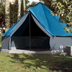 Σκηνή Οικογενειακή Tipi 10 Ατόμων Αδιάβροχη Μπλε 94595