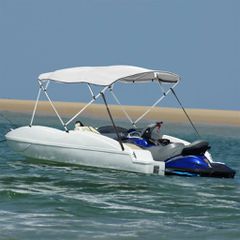 vidaXL Τέντα Σκάφους με 4 Αψίδες Τοιχώματα 243x(230-244)x137 εκ.