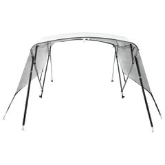 vidaXL Τέντα Σκάφους με 4 Αψίδες Τοιχώματα 243x(230-244)x137 εκ.-thumb-3