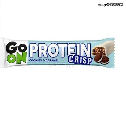 ΜΠΑΡΑ ΠΡΩΤΕΪΝΗΣ GO ON CRISP COOKIES & CARAMEL 50gr