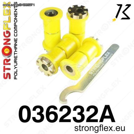 BMW Z3 & 3 SERIES 036232A: Rear trailing arm bush kit eccentric SPORT ΣΙΝΕΜΠΛΟΚ ΠΙΣΩ ΨΑΛΙΔΙΟΥ ΜΕ ΡΥΘΜΙΣΗ CAMBER