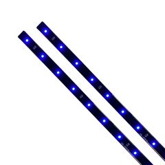 Διακοσμητικός Φωτισμός Led Ταινία 12Volt 40cm Μπλε (εναλλασόμενος φωτισμός) 2 Τεμάχια