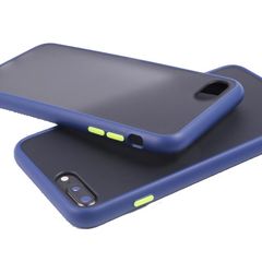Θήκη Σιλικόνης για iPhone 7/8/SE 2020 Μπλε με Ενίσχυση 12027