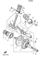 Τ-80,CRYPTON T-105(1996-2002),CRYPTON-R 115,TTR-90(2001-2007),XC-125 RIVA/CYGNUS/BELUGA,XV-250 virago,XVS-250 V-STAR,YF-80/100/125 ATV ΥΑΜΑΗΑ ΠEIΡΟΣ ΠΙΣΤΟΝΙΟΥ,ΓΝΗΣΙΟΣ-thumb-1