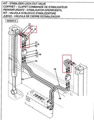 6106053Μ91 & 6106055Μ91 ΤΕΡΕΧ 820-860-880-960-965 PIPES ASSEMBLY - ΣΩΛΗΝΑΚΙΑ ΥΔΡΑΥΛΙΚΟΥ ΠΟΔΑΡΙΚΩΝ ΦΟΡΤΩΤΩΝ-ΕΚΣΚΑΦΕΩΝ