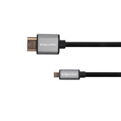 Kruger KM1238 Καλώδιο HDMI - micro HDMI 1,8m Basic