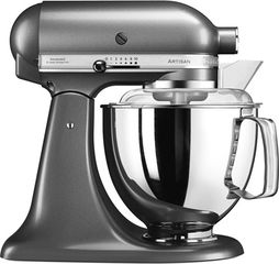 Kitchenaid 5KSM175PSEMS Κουζινομηχανή 300W με Ανοξείδωτο Κάδο 4.8lt Medallion Silver