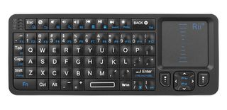 RIITEK ασύρματο mini πληκτρολόγιο K06, backlit, Bluetooth/2.4GHz, μαύρο