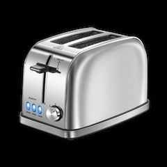 Primo PRST-40453 Φρυγανιέρα 2 Θέσεων 950W, Inox