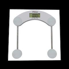 Primo PRBS-40455 Ζυγαριά Σώματος 180Kg Υάλινη Γκρι