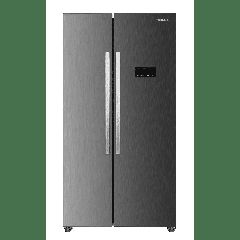 Finlux SBS451EIX Ψυγείο Ντουλάπα Total NoFrost Υ170xΠ90xΒ59εκ., Inox, E