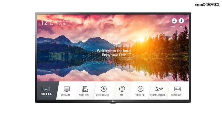 LG 55US662H3ZC.AEU Smart Hotel TV 55" LED LCD 60 Hz 50-60 Hz, (2023)  G