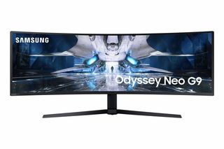 Samsung Odyssey Neo G9 LS49AG950NPXEN Ultrawide VA HDR Curved Gaming Monitor 49" 5120x1440 240Hz με Χρόνο Απόκρισης 1ms GTG, G