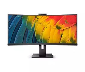 Philips 34B1U5600CH/00 Ultrawide VA Curved Monitor 34" QHD 3440x1440 με Χρόνο Απόκρισης 4ms GTG, G