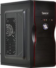 Spacer SPC-NEW MERCURY New Mercury 500W Midi Tower Κουτί Υπολογιστή, Μαύρο