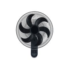 Estia 06-21177 Ανεμιστήρας Επιτοίχιος Bow 45cm 75w Μαύρος με Τηλεχειριστήριο