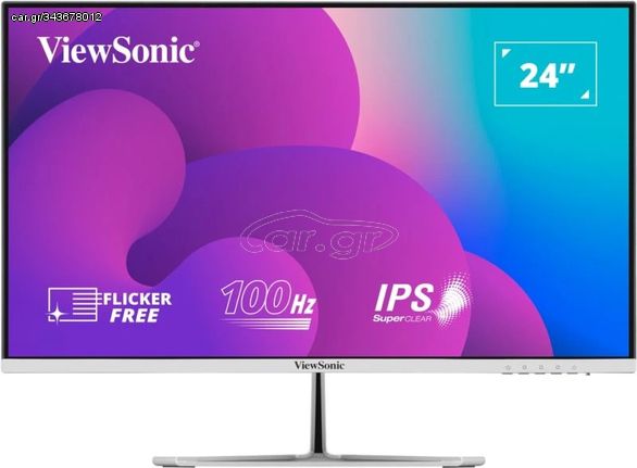 Viewsonic VX2476-SMH IPS Monitor 23.8" FHD 1920x1080 με Χρόνο Απόκρισης 4ms GTG, F