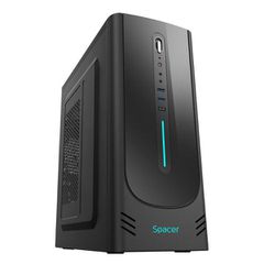 Spacer SPCS-OC-CHRONOS Midi Tower Κουτί Υπολογιστή, Μαύρο