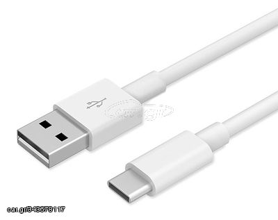 POWERTECH καλώδιο USB-C σε USB PTR-0182, 10W, 1m, λευκό