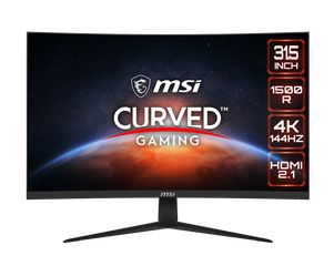 MSI G321CU VA Curved Gaming Monitor 31.5" 4K 3840x2160 144Hz, G