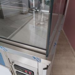 Βιτρίνα ψητών σούβλας, επιδαπέδια/τροχήλατη, 180*80*140 εκ. Ποιότητα & Τιμή Stockinox-thumb-13