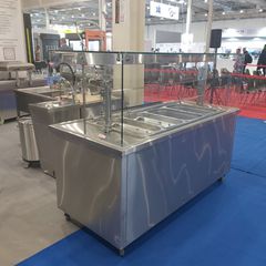 Βιτρίνα ψητών σούβλας, επιδαπέδια/τροχήλατη, 180*80*140 εκ. Ποιότητα & Τιμή Stockinox-thumb-43