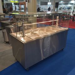 Βιτρίνα ψητών σούβλας, επιδαπέδια/τροχήλατη, 180*80*140 εκ. Ποιότητα & Τιμή Stockinox-thumb-52