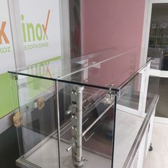 Βιτρίνα ψητών σούβλας, επιδαπέδια/τροχήλατη, 180*80*140 εκ. Ποιότητα & Τιμή Stockinox-thumb-32