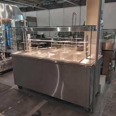 Βιτρίνα ψητών σούβλας, επιδαπέδια/τροχήλατη, 180*80*140 εκ. Ποιότητα & Τιμή Stockinox-thumb-40