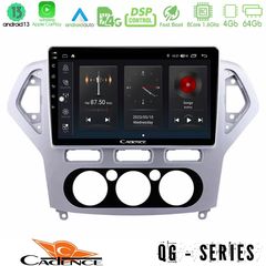 Cadence QG Series 8Core Android13 4+64GB Ford Mondeo 2007-2010 Manual A/C Navigation Multimedia Tablet 10"