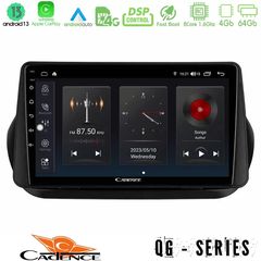Cadence QG Series 8Core Android13 4+64GB Fiat Fiorino/Citroen Nemo/Peugeot Bipper Navigation Multimedia Tablet 9"