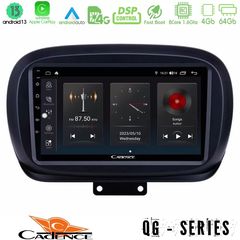 Cadence QG Series 8Core Android13 4+64GB Fiat 500X Navigation Multimedia Tablet 9"