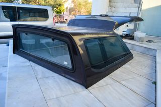 HARDTOP NISSAN NAVARA ΔΙΠΛΗ ΚΑΜΠΙΝΑ ΧΡΩΜΑ ΚΑΦΕ-thumb-2