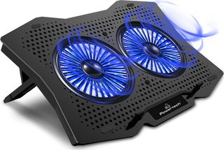 Laptop Cooler 18" 2 X 110mm Fan Led Black Powertech PT-929 Βάση Φορητού