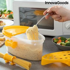 Συσκευή Ζυμαρικών γαι Φούρνο Μικροκυμάτων 4 σε 1 με Αξεσουάρ και Συνταγές Pastrainest InnovaGoods
