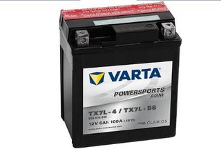 VARTA MOTO AGM TX7L-BS (6Ah/100A) 114x71x131
