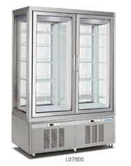 ΒΙΤΡΙΝΑ ΔΙΠΛΗ ΖΑΧΑΡΟΠΛΑΣΤΙΚΗΣ SOFT AIR ΠΑΝΟΡΑΜΙΚΗ 132x65x190cm (-2oC / +15oC)