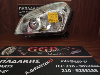 Nissan	Qashqai	2006-2010	Φανάρι Εμπρός Αριστερό - XENON - Πλακέτα - Θc2