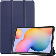 Book Case Silicone Flip Cover Tri-Fold for Xiaomi Pad 6 11" Blue