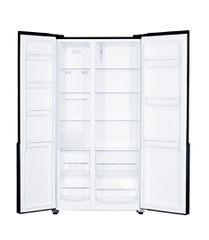 Heinner HSBS-H442NFBKE++ Ψυγείο Ντουλάπα Total NoFrost Υ177xΠ90xΒ59εκ. Μαύρο, E
