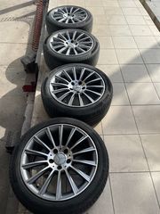 ΜΕΤΑΧΕΙΡΙΣΜΕΝΑ ΖΑΝΤΟΛΑΣΤΙΧΑ REPLICA MERCEDES ΜΕ PIRELLI 225/45/17 DOT 22