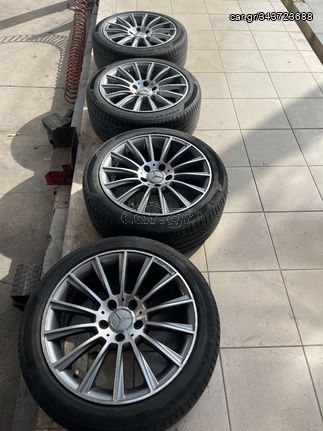 ΜΕΤΑΧΕΙΡΙΣΜΕΝΑ ΖΑΝΤΟΛΑΣΤΙΧΑ REPLICA MERCEDES ΜΕ PIRELLI 225/45/17 DOT 22