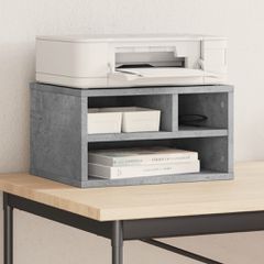 Βάση Εκτυπωτή Γκρι Σκυρ. 40x32x22,5 εκ. από Επεξεργασμένο Ξύλο 840600