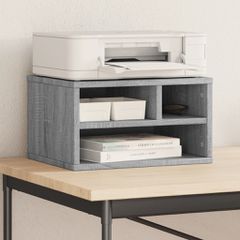 Βάση Εκτυπωτή Γκρι Sonoma 40x32x22,5 εκ. από Επεξεργασμένο Ξύλο 840602